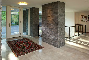 Charcoal Natural Stone Foyer