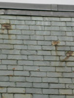 Slate with Iron Rust Stains