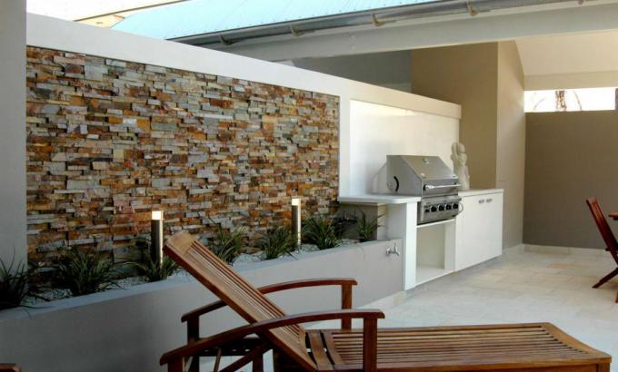 Natural Stacked Stone Veneer for Outdoor Grills