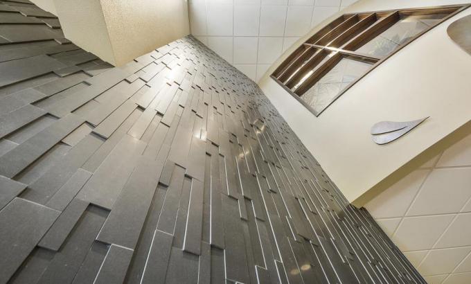 Black Stacked Stone Wall Tile