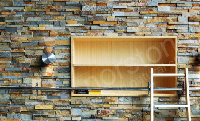 Natural Stacked Stone Veneer for Feature Wall