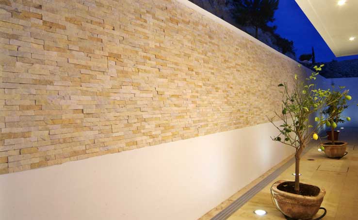 Norstone Cyprus Natural Exterior Thin Stone Project