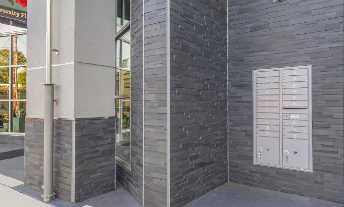 Medium Grey Basalt Ledgestone Panels for Walls