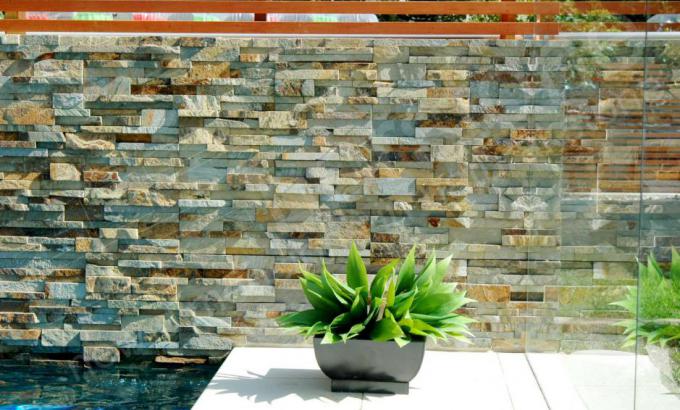 Norstone Stacked Stone Rock Panels for Pool Stone Walls