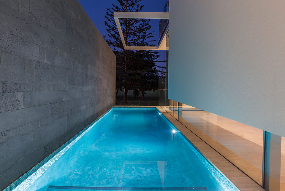 Platinum PLANC Feature Wall Entryway Pool Manly