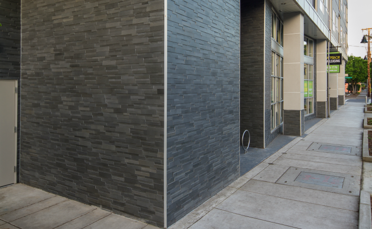 Grey 3D Exterior Wall Stone Washington DC