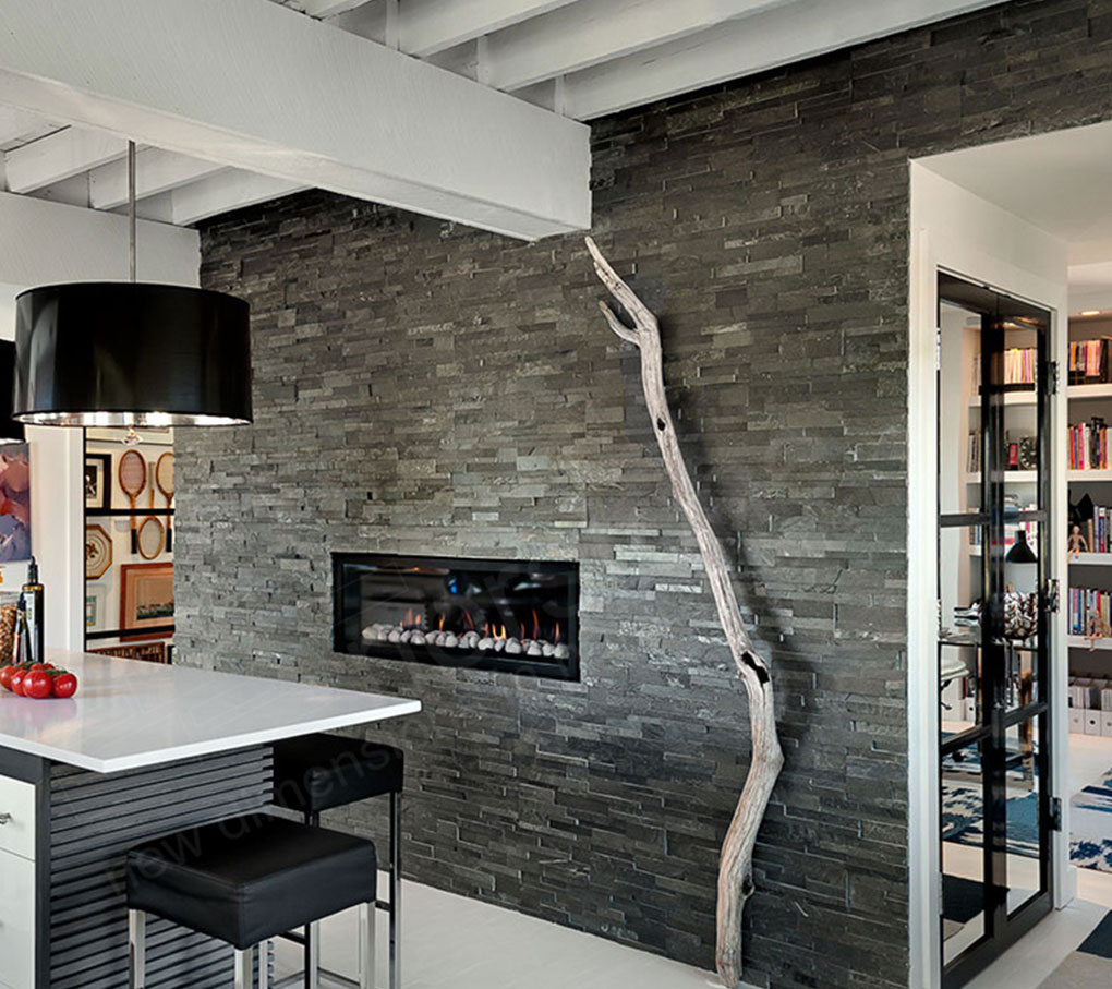 Slate Ledgestone Interior Accent Wall
