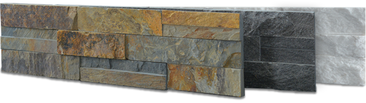 Set pf 3 lightweight, slim rock panels