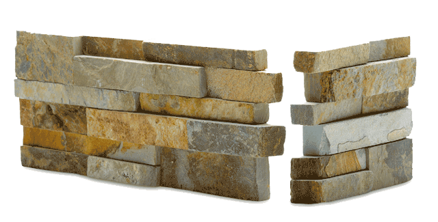 Rock Panel stacked stone panels for interior and exterior walls